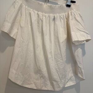 J Crew sleeveless white top
